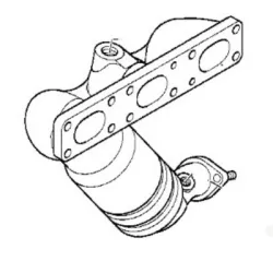 KF-68909 Catalytic Converter BMW
