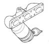 KF-68909 Catalytic Converter BMW